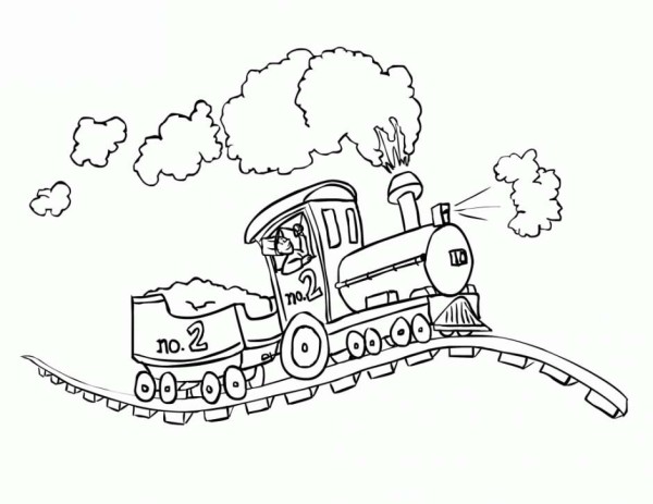 Train pictures Freight train simple drawing