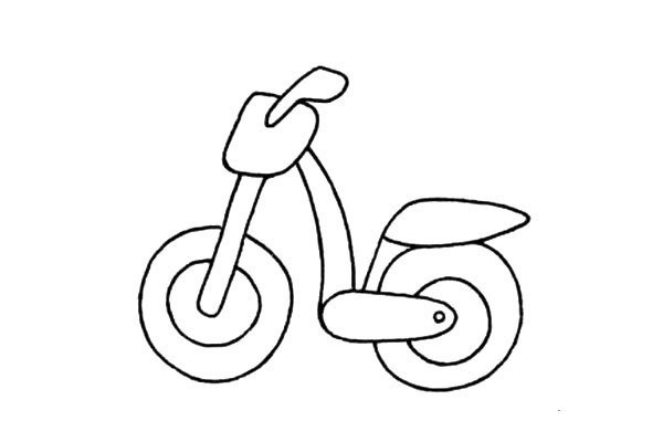 Simple motorcycle sketch