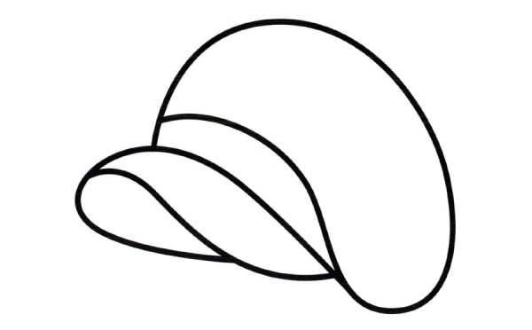 How to draw a hat with simple strokes