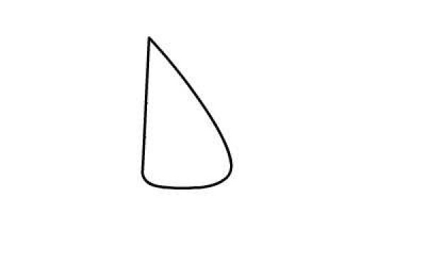 How to draw a sailboat for children with simple strokes