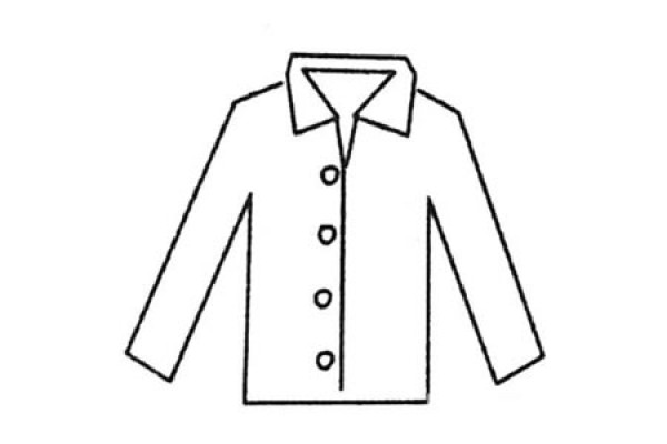 Complete collection of simple drawings of clothes and drawing steps