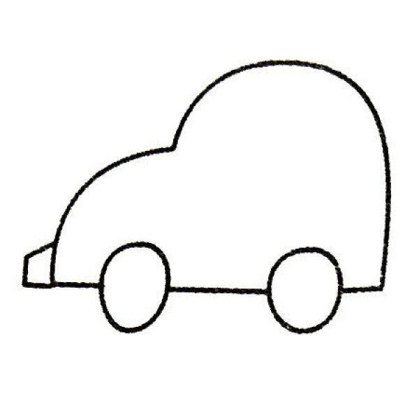 Complete collection of simple car drawings and drawing steps