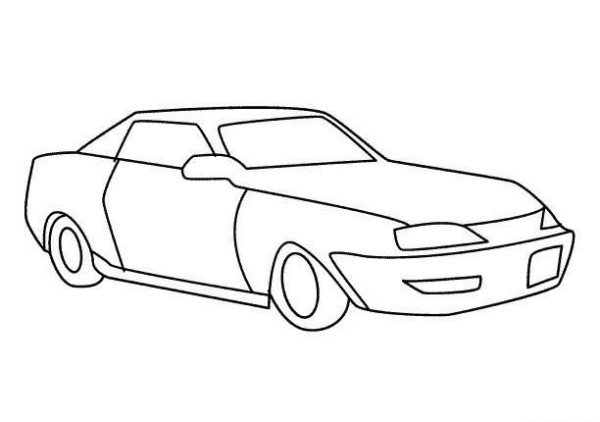 Car simple drawing