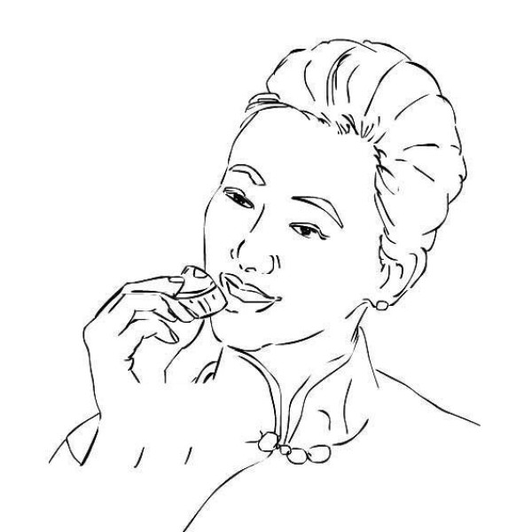 2016 Mid-Autumn Festival Eating Mooncakes Simple Drawing