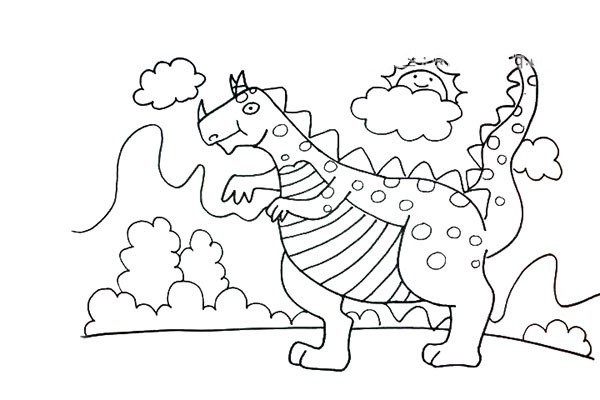 Learn to draw step by step: Dinosaurs