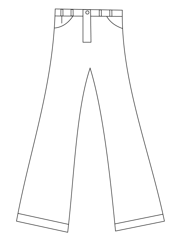 How to draw pants