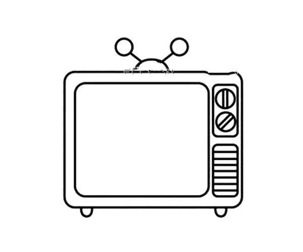 Learn to draw a TV