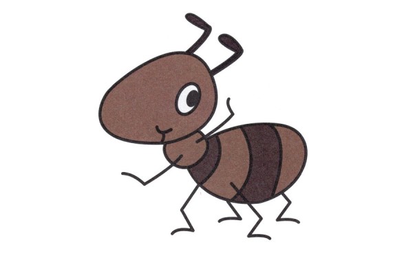 How to draw ants in simple strokes