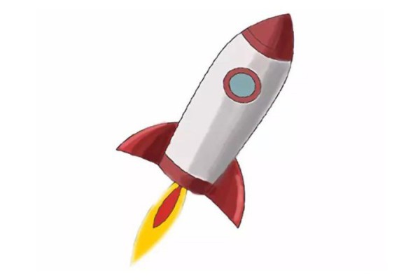 How to draw a simple rocket