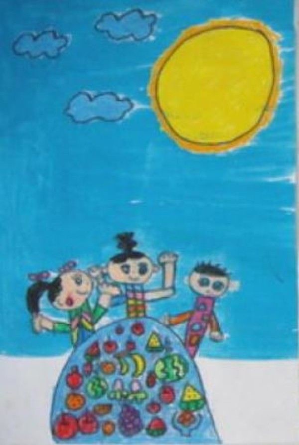 Lets have a Mid-Autumn Festival together and celebrate the Mid-Autumn Festival - a collection of childrens paintings