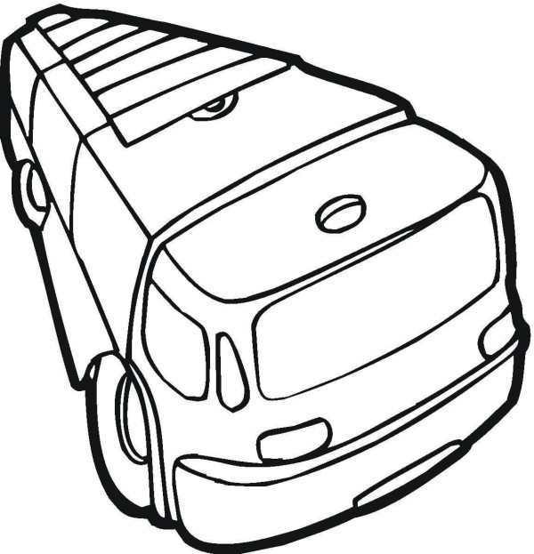 Simple drawing method of fire truck