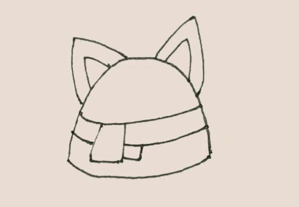 Simple drawing of Corgi