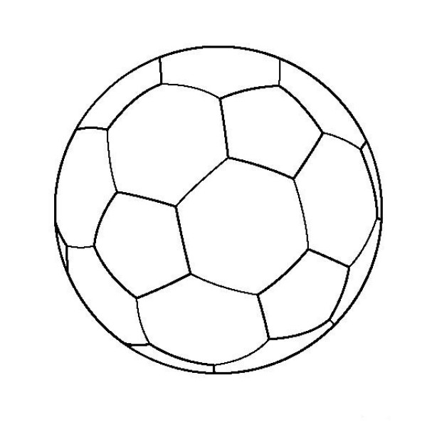 Childrens Toy Pictures Football Simple Drawing Pictures