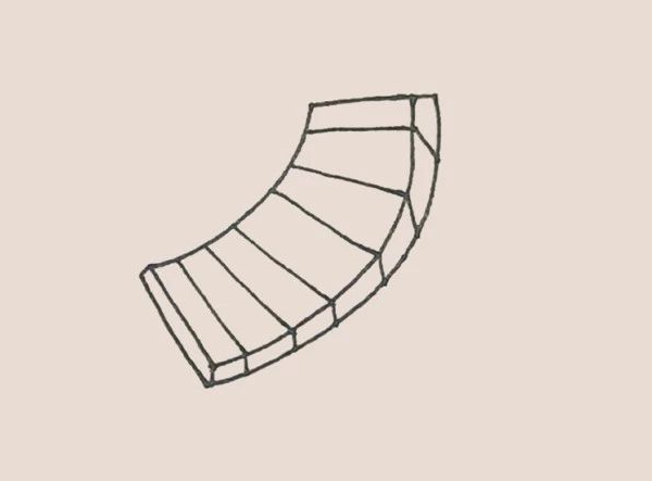 Simple drawing beach chair