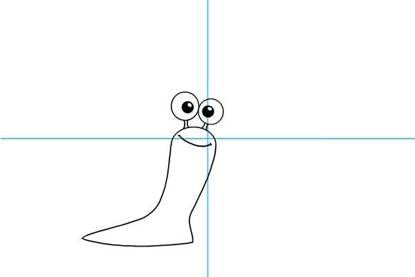 How to draw a very fast snail