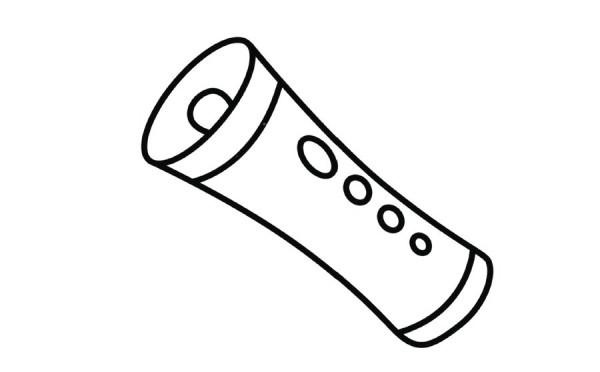 Flashlight simple drawing picture