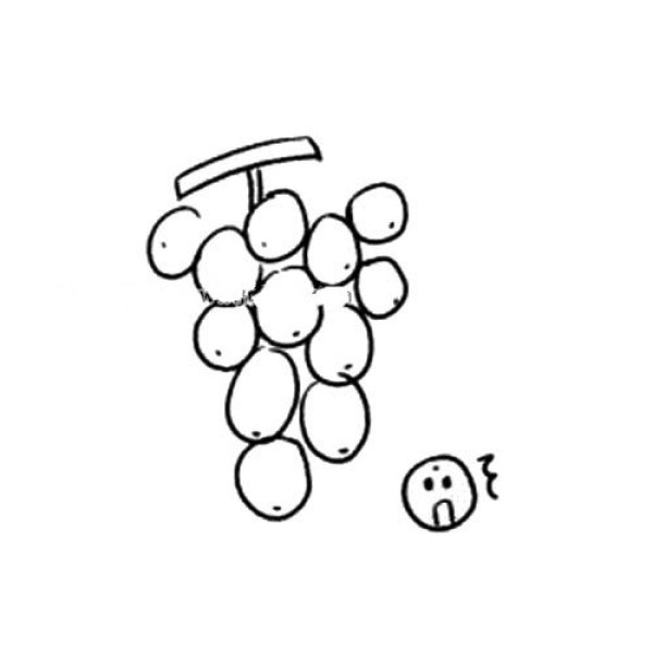 Cartoon image of grapes