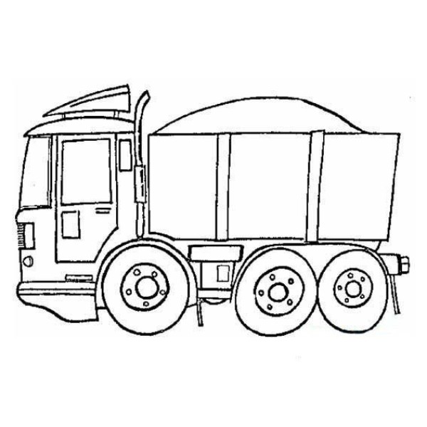 How to draw transportation engineering vehicles