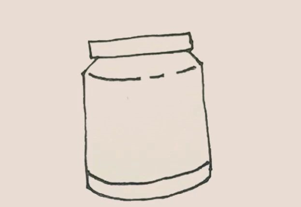 Simple drawing of wishing bottle