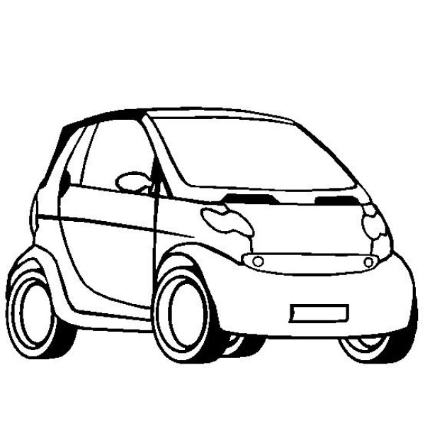 Simple car drawings Smart Bosu simple drawing pictures