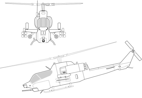 AH-1W Super Cobra helicopter