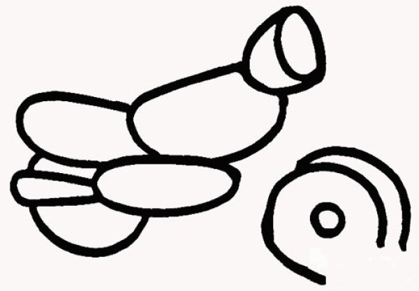 How to draw a motorcycle with simple strokes