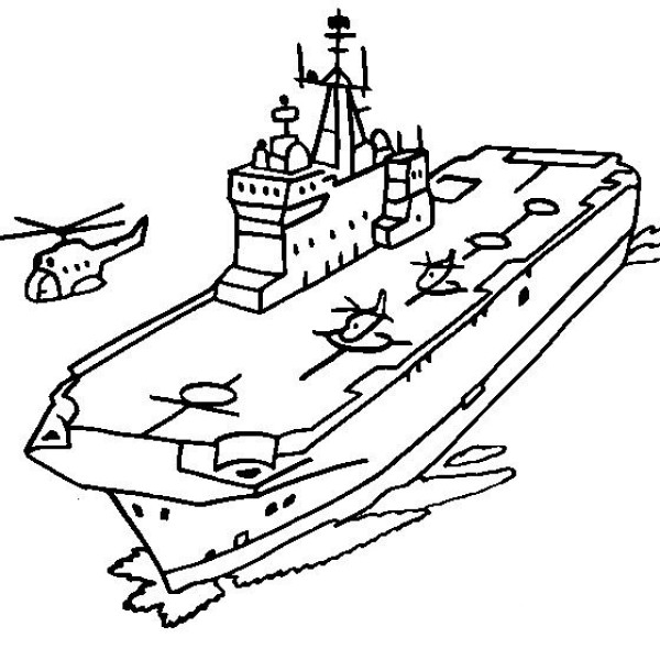 Assault ship simple drawing Mistral assault ship simple drawing picture