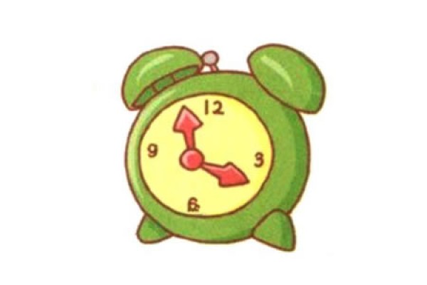 Alarm clock simple drawing tutorial