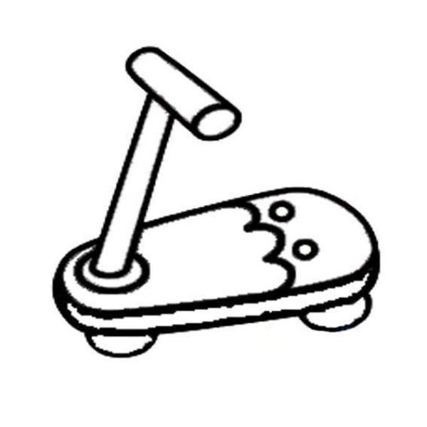 How to draw childrens toy scooter