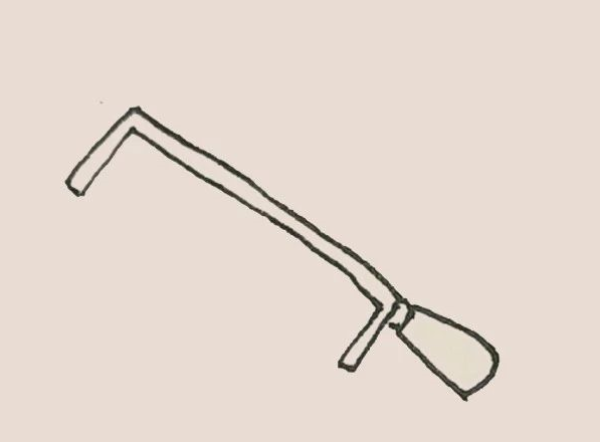 Simple drawing of saw