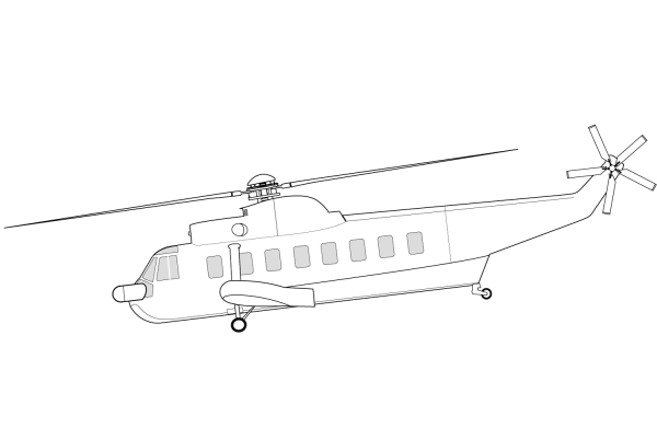 Teach you how to draw a helicopter