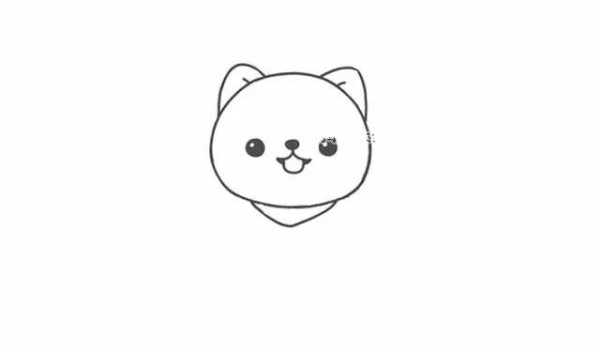 Draw a cute puppy-Pomeranian