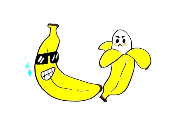 How to draw a banana