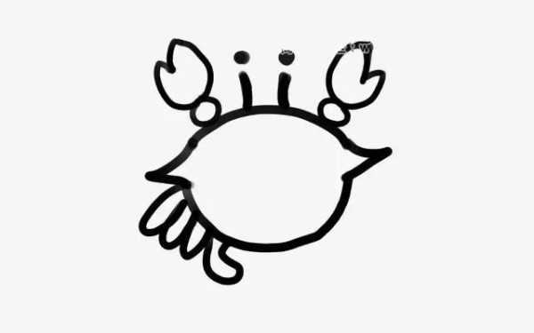 How to draw a crab