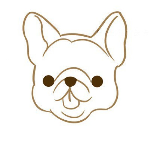 French bulldog simple drawing tutorial