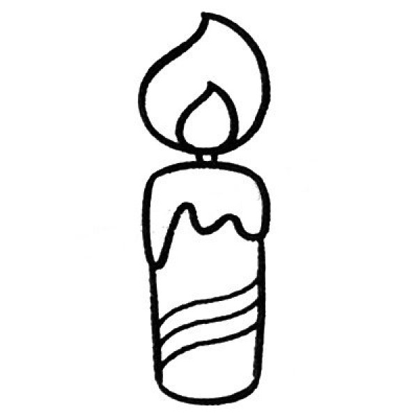 Intermediate Simple Drawing Candle