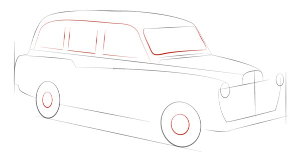 How to Draw a London Taxi