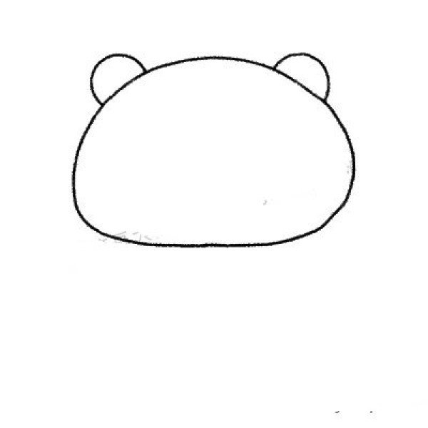 How to draw Q version of Little Bear with simple strokes