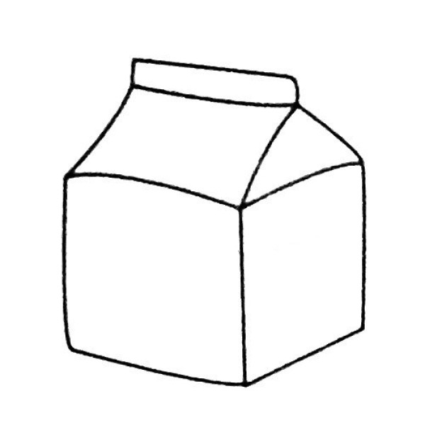 Complete collection of simple milk drawings and drawing steps