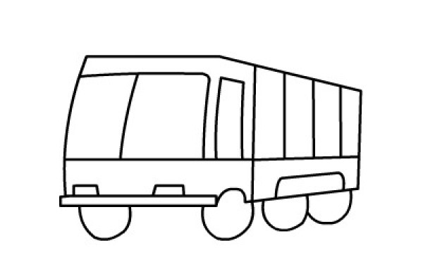 Fire truck drawing steps