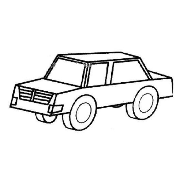 Car simple drawing picture