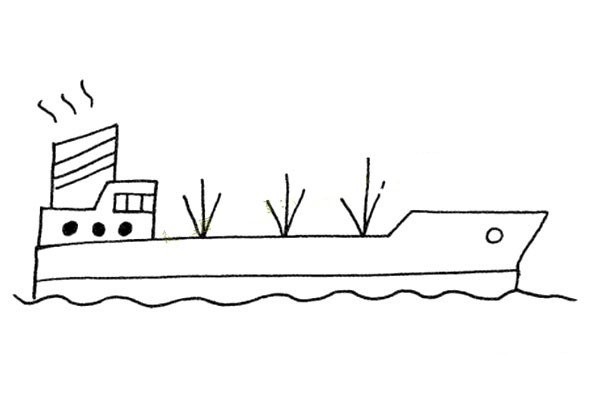 Simple ship drawing