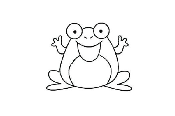 How to draw a frog