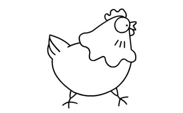 Simple drawing animation tutorial: How to draw a hen