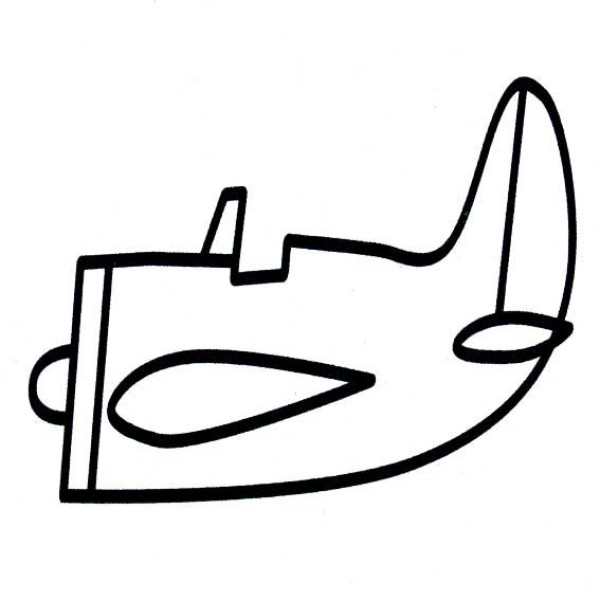 A good simple drawing of a helicopter