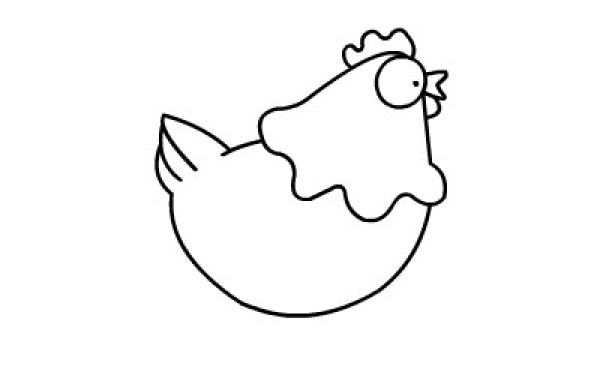 Simple drawing animation tutorial: How to draw a hen