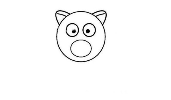 How to draw little red pig