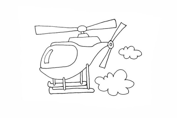 How to draw a helicopter