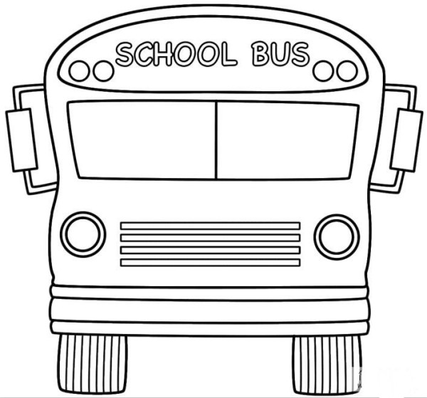 6 simple drawing pictures of school buses