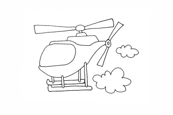 How to draw a helicopter